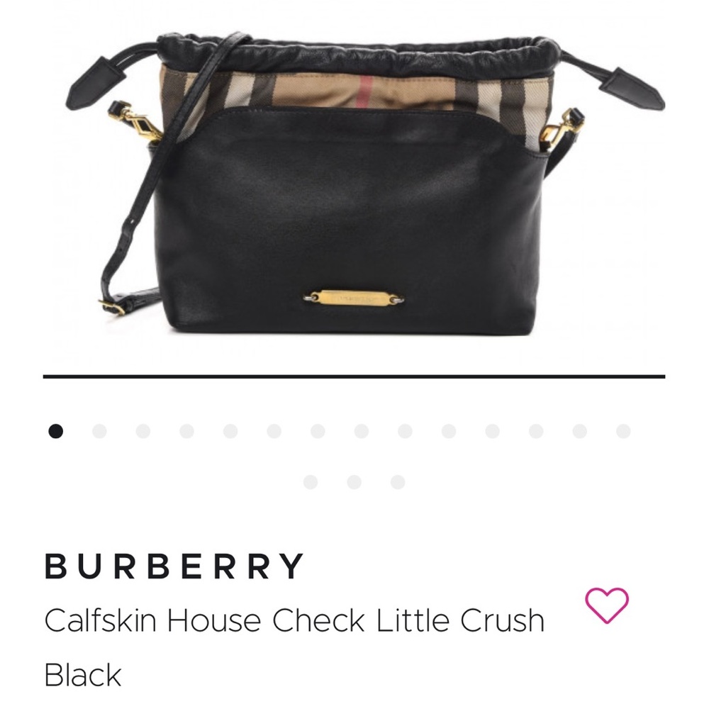 HOST PICK⭐️Authentic Burberry Crossbody Leather & House Check Bag 🤎🖤New as✨ - Picture 7 of 16